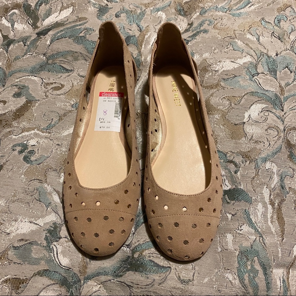 Nine West flat pumps shoes size 8